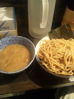 「濃厚煮干しつけ麺 中盛り【780円】」@麺や ポツリの写真