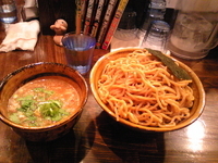 「つけ麺（極太胚芽麺・メガ盛り）1,000円」@つけ麺 えん寺 吉祥寺総本店の写真