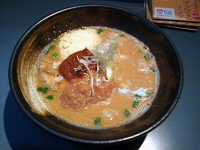 「辛味噌麺（750円）+弐重まるごはん（380円）」@麺屋 弐重まるの写真