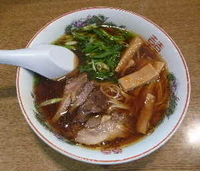 「ミニ中華そば（550円）」@中華そば 坂本 新横浜ラーメン博物館店の写真