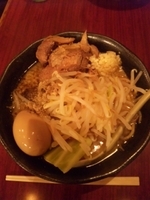 「にぼ二郎（750円）+味玉クーポン」@凌駕IDEAの写真