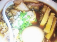 「限定・特製黒ラーメン」@創麺業 磯部水産の写真