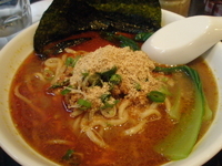 「絶品カレー担々麺（500円）+サービスライス（0円） ※期間限定」@芸能人カレー部 大森店の写真