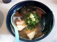 「熱血醤油（650円）+セットチャーハン（350円）」@熱血らーめん 遊びじゃネェんだよ!の写真