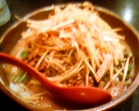 「信州味噌らーめん+肉ネギ+野菜」@麺場 田所商店 本店の写真