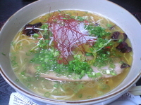 「塩辛らーめん」@カフェバールナ 麺の部の写真