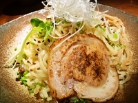 「汁なしラーメン（大盛）」@手打ちラーメン創房 舌笑家の写真