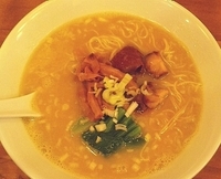 「鶏白湯麺・醤油 892円 （麺少なめ）」@SOULMEN魂麺の写真