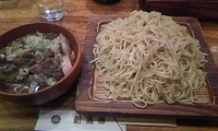 「チャーシュウつけ麺1000円+大盛100円+消費税55円」@新高揚の写真