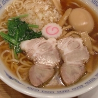 「極上煮干中華蕎麦 + 味玉」@麺や百日紅の写真