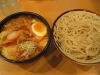 「（限定）キムチチーズつけ麺850円、中盛」@常勝軒 本庄店の写真
