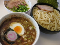 「どろろつけめん￥750 & 本日のランチ丼（塩チャーシュー丼）￥」@らーめん・つけめん 満帆 太田本店の写真