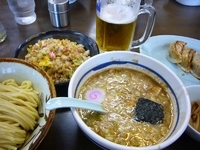 「もりそば・並（750円）+ミニチャーハン（200円）+生ビール（」@東池袋大勝軒 ROZEOの写真