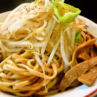 「偽郎油そば + スープ割  ￥800」@ポークヌードル内藤の写真