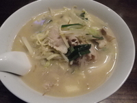 「野菜タンメン+焼き餃子」@満友園の写真