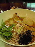 「塩そば」@中華そば らぁ麺三軒屋の写真