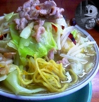 「肉入りタンメン【小】（600円）」@光楽亭の写真