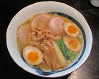 「特製塩らーめん（中盛）+味付玉子」@麺屋 いっこくの写真