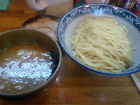 「チャーシューつけ麺（大盛、あつ盛り）  1000円」@麺彩房 中野本店の写真