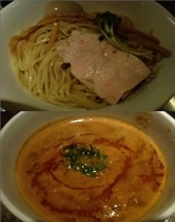 「濃厚甘エビつけ麺」@麺創研かなで 府中本店の写真