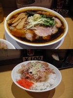 「『辛生姜らぁ麺+豚めし（￥700+180）』」@生姜醤油専門 我武者羅 幡ヶ谷本店の写真