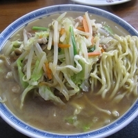 「みたけラーメン・大盛り 700円」@手打ちラーメン 東峯園の写真