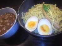 「特製つけ麺（あつもり）」@燈の車の写真