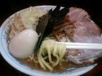 「デラックスラーメン 1100円（開店三日間は半額で550円）」@つけ麺処 大勝彦の写真