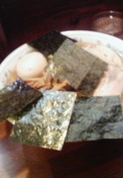 「味玉ラーメン+海苔+メンマ（540円）」@つけ麺処 大勝彦の写真