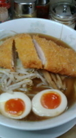 「とんかつらーめん」@らーめん山田の写真