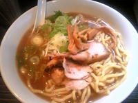 「中華そば（並）￥650+ネギ増し（小）￥50」@焼豚ソバ 黒ナベの写真