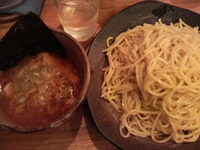 「辛味つけ麺 （大盛り）」@つけ麺屋 やすべえ 新宿店の写真