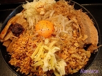 「どっかんまぜそば（中盛）」@大黒屋本舗 春日部店の写真