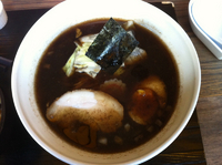 「焦がし醤油麺」@銀座 五行の写真