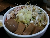 「あえめん 700円+味玉100円  麺大盛りサービス」@味噌麺処 花道庵の写真