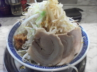 「チーズ入りまぜそば大（カレー・ニンニク）」@大黒屋本舗 千葉中央店の写真