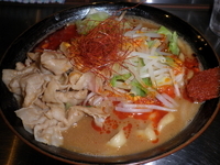 「紅らーめん（790円）」@麺創研 紅 府中の写真