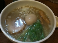 「塩ラーメン[ホソイ]（650円）+味玉（100円）」@麺処 慶の写真