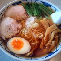 「響家らーめん・自家製手打ち麺（麺硬め）￥730」@響家の写真