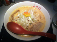「3SOらーめん L（750円）+餃子（300円）」@RA-MEN 3SOの写真