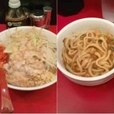 ラーメン （ニンニク、アブラ、カラメ、辛たま）+スキヤキ（かつお