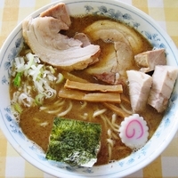 「中華そば + 半肉盛り + 魚粉」@次念序の写真