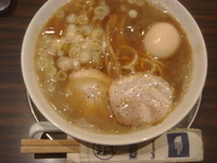 「津軽らあめん じょっぱり煮干+とろ~り半熟味玉」@らあめん花月嵐 雪谷大塚店の写真