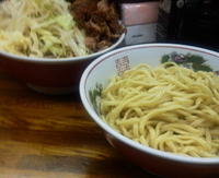 「つけ麺（小）」@ラーメン二郎 新小金井街道店の写真