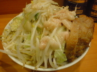 「小ラーメン（ニンニク・アブラ）」@ラーメン二郎 八王子野猿街道店2の写真