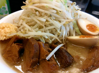 「島系ラーメン/太麺・ニンニク」@島系 本店の写真