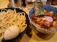 「あつもり800円+半チャーシュー150円+味玉100円=1050」@くり山の写真