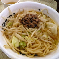 「新潟麺魂伝承会 背脂濃味味噌らぁめん 750円」@東京ラーメンショー2010の写真