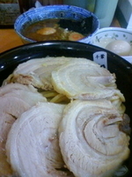 「つけチャーシュー（大）+味玉」@中華蕎麦 とみ田の写真