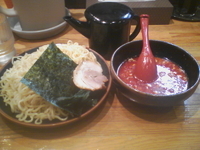 「赤つけ麺、大盛」@らーめん 大桜 向ヶ丘遊園店の写真